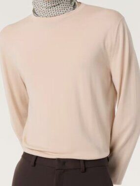 Loro Piana Women's Pink Gift of Kings Crewneck Sweater Size 50